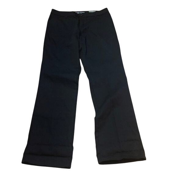 NWT Genuine Dickies black relaxed stretch twill straight leg size 10R ladies - Picture 2 of 9